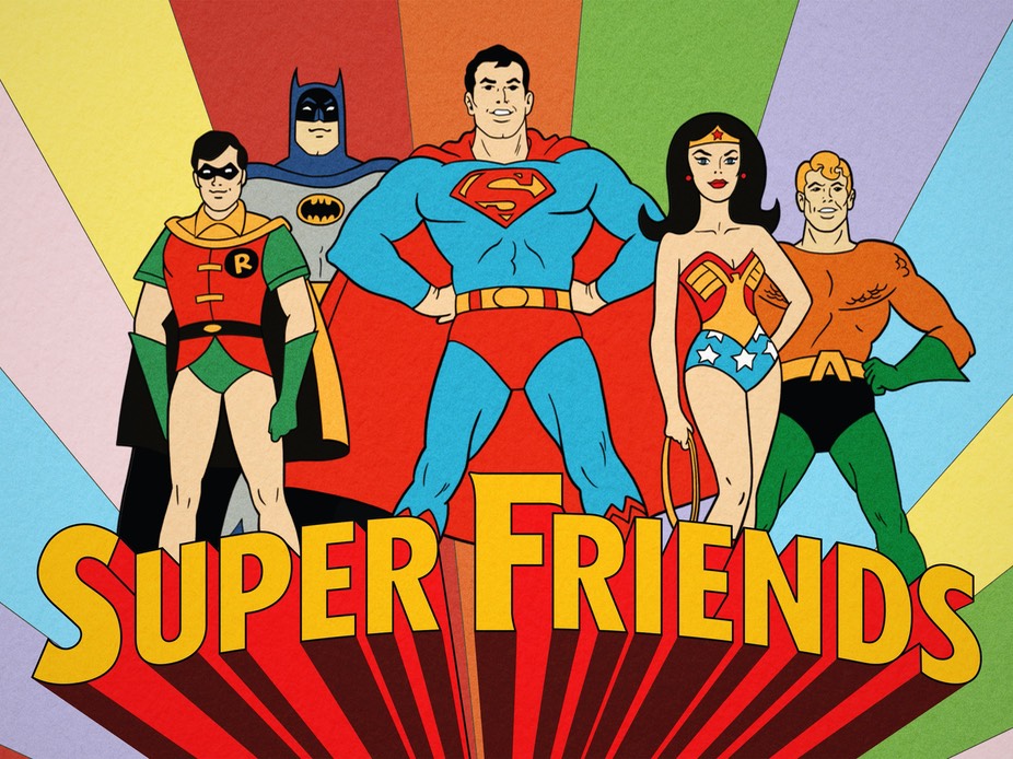 superfriends cartoon logo